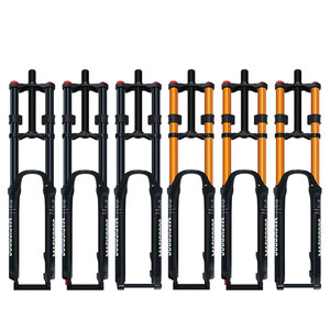 Horquilla de <span class=keywords><strong>Doble</strong></span> Corona MAGICBROS de Alta Calidad con Eje Pasante de Liberación Rápida 15*100 15*110mm para <span class=keywords><strong>Bicicleta</strong></span> de <span class=keywords><strong>Montaña</strong></span> MTB con Suspensión de Aire de 26-29 Pulgadas - Product Image 1