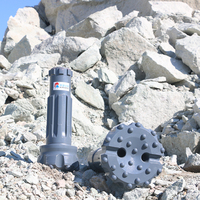 Foret à bouton en acier au carbone pour forage DTH dans roche dure DHD360 - Nouvel outil de forage haute efficacité forgé