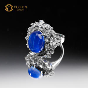 مختبر من OUCHEN مخصص من IGI لـ GIA معتمد من HPHT CVD ، ذهب 9k-24k للخطوبة وحفلات الزفاف للنساء - Product Image 1