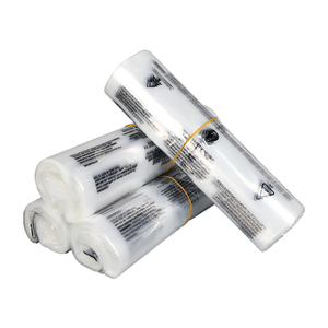 Segnaletica di avvertimento borsa EVA scrub cerniera auto-sigillata borsa abbigliamento biancheria intima pantaloni camicia PE sacchetto di plastica - Product Image 3