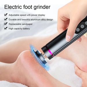 Lime à pieds électrique 2-en-1 avec logo personnalisé, 9 vitesses réglables, rechargeable par USB, pour le soin des pieds - Product Image 4