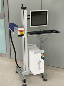 Máy Đánh Dấu Laser Sợi Bay Trực Tuyến Số Serial Màn Hình Cảm Ứng Động Tốc Độ Cao Dùng Cho Ống Nhựa PVC Và Cáp PE - Product Image 4