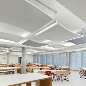 Paneles Acústicos para Aulas de Fábrica China, Nuevo Diseño Insonorizante, Compre a Precio Económico, Absorbente de Sonido, Ignífugo Clase A2 - Product Image 1