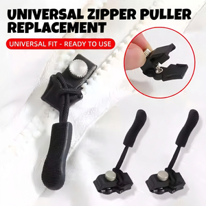 Têtes de fermeture éclair universelles en plastique sans verrouillage, lot de 3, pour sacs, sacs à dos, vêtements – Outil de réparation sans couture - Product Image 2