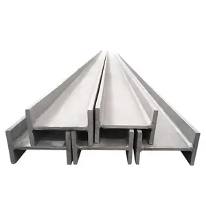 Lampu Sorot baja H Q355, 100x100mm 150*150mm harga balok H Q235 H untuk bantalan beton mempertahankan penahan dinding Q355