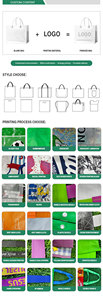 Bolsa de Compras Reutilizable de Tamaño Mediano, Fabricada con Tela No Tejida Laminada en PP Azul con Diseño Personalizado de Lujo, al por Mayor - Product Image 5