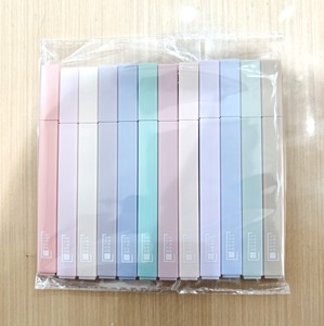 Ensemble de marqueurs personnalisés multicolores 6 8 12 pièces stylos surligneurs bibliques esthétiques sans saignement avec marqueurs <span class=keywords><strong>pastel</strong></span> à pointe biseautée - Product Image 6