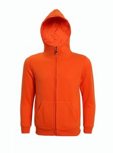 Espesar CVC tela algodón sólido Casual otoño Unisex sudaderas con capucha cómodo deporte apoyo personalizado Logo ODM - Product Image 2