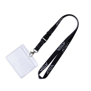 Khuyến Mãi Tùy Chỉnh Pu Id Chủ Thẻ Lanyard Tạo Vải Dệt Hội Nghị Hội Chợ Dây Buộc Với Logo Hấp Dẫn - Product Image 4