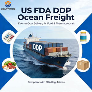 Expédition maritime LCL porte-à-porte stable de Chine vers les États-Unis pour bâtonnets de snacks épicés, gelées, bubble tea et fruits secs - Product Image 1