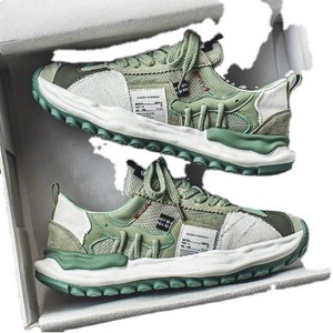 Zapatos Deportivos de Malla Transpirable para Hombre Putian, Color Verde Blanco, Talla 42, Estilo Casual para Caminar - Product Image 5