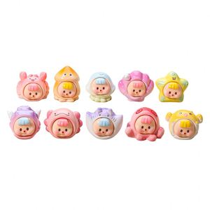 Casa delle bambole Mini ornamenti in miniatura con ciondoli in resina 3D con sorella di mare - Product Image 5