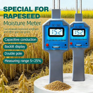 ZESHUN SC-3BY デジタル容量式穀物湿度計 18種類（菜種、小麦、トウモロコシ、米、ソルガム）-10～42℃ 温度測定範囲 - Product Image 1