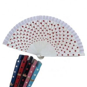 Éventail en bois personnalisé avec logo, style flamenco espagnol, design pliable vintage, technique de sculpture, peint à la main – Vente chaude - Product Image 6