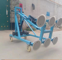 Nouveau petit chariot d'aspiration en verre à vide mobile électrique rotatif pour l'installation pour manipulateur de verre