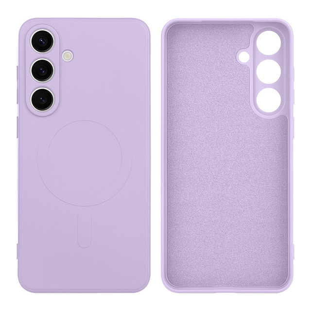 Wholesale Premium Soft Mobile Phone Cases Customized for Samsung S25 Cell Phone Covers Magnetic Ring Protective Case Phone Case