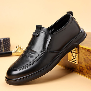 Nueva Colección de Primavera, Zapatos de Cuero para Hombre, Cuero Genuino, Mocasines Casuales y de Negocios, de Piel de Vacuno de Primera Calidad - Product Image 2