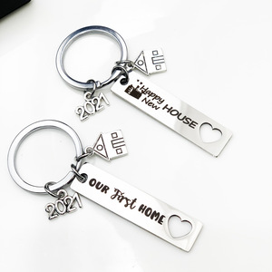 <strong>Home</strong> Keychain Engraved Our First <strong>Home</strong> House <strong>Keyring</strong> 2021 2022 Couples Housewarming Gifts Lovely Gift for <strong>New</strong> <strong>Home</strong> Owners - Product Image 2