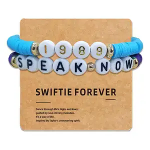 Swift Inspired Bracelets Set For Eras Music Taylor 1989 Reputation Friendship Bracelets