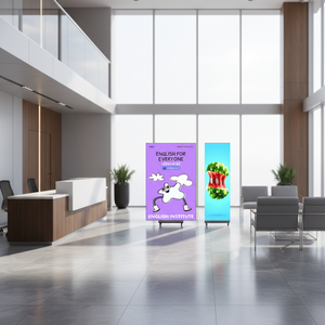 Pantalla LED Digital Trifold P1.25-P2.5 a Todo Color, Empalmable, con SDK para Publicidad en Tiendas y Centros Comerciales - Product Image 1