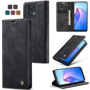 CaseMe – coque de téléphone rétro pour oppo find x6 pro, nouvelle arrivée de luxe, carte de crédit, <span class=keywords><strong>Smartphone</strong></span>, étui en cuir pour OPPO reno 8 Pro - Product Image 1
