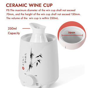 Calentador de Vino Inteligente con Temperatura Constante, Carcasa de ABS, <span class=keywords><strong>Precio</strong></span> al por Mayor OEM ODM, Calentador de Baijiu Chino para Calentar Huangjiu y Baijiu - Product Image 3