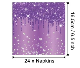 ผ้าเช็ดปาก (แพ็ค 20 ชิ้น)