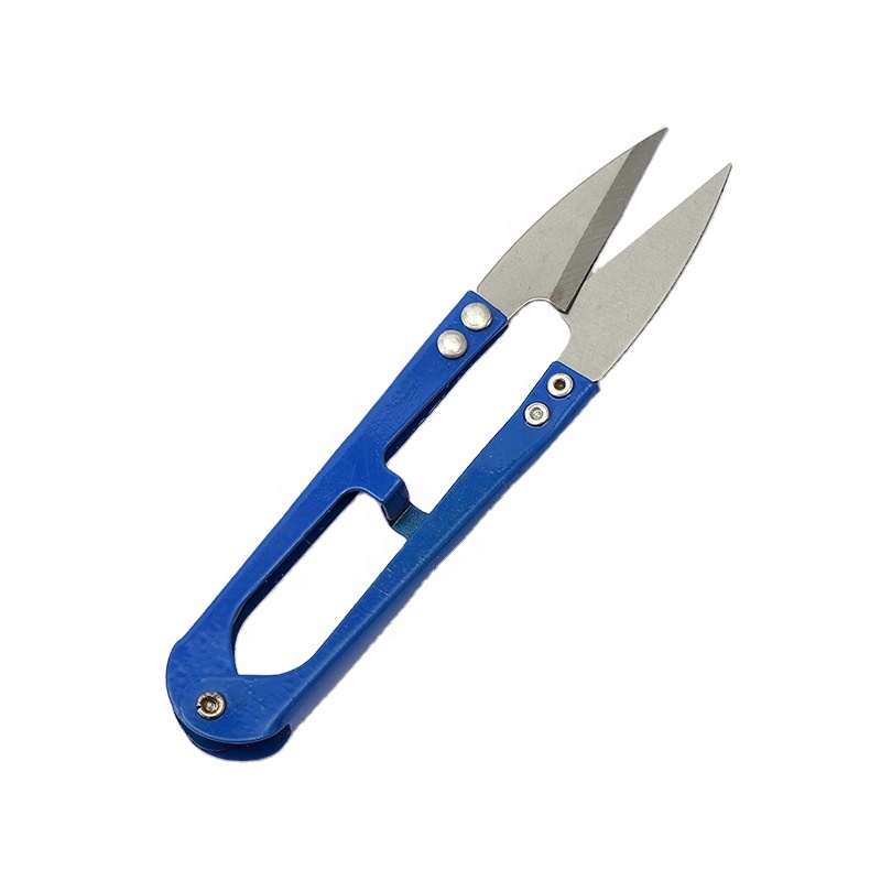 Оптовая продажа, небольшой ножничный резак для шитья, резак для резьбы U-образной формы