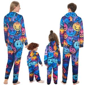 Happy Luoka ODM Boutique Famille <span class=keywords><strong>Halloween</strong></span> <span class=keywords><strong>Pyjama</strong></span> Une Pièce Tenue D'hiver Ensemble De Vêtements - Product Image 2
