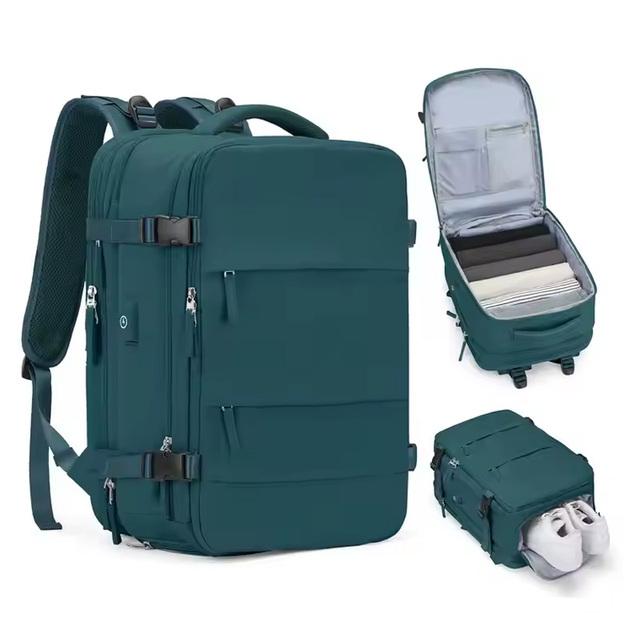 Large Travel Luggage Backpack Airline Flight Approved Carry on Backpack Waterproof Sports Daypack Hiking Backpacking With USB