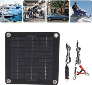 Chargeur de batterie <span class=keywords><strong>solaire</strong></span> avec pince à cigarettes pour voitures, bateaux, tracteurs, <span class=keywords><strong>kit</strong></span> de <span class=keywords><strong>panneau</strong></span> <span class=keywords><strong>solaire</strong></span> portable 10W 12V - Product Image 6