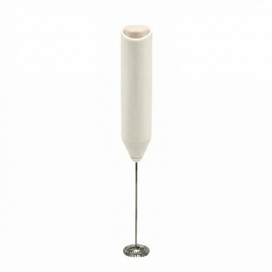 Plastic American Style <b>Round</b> Milk Foamer <b>Battery</b> Operated Whisk Coffee & Tea Tools with 304SS Mixing Head - Product Image 4