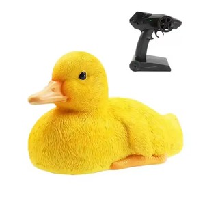 RC juguetes flotantes RC pato barco eléctrico Radio Control barco para piscina impermeable RC pato barco - Product Image 1
