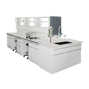 Mesa <span class=keywords><strong>de</strong></span> Laboratorio Resistente con Encimera <span class=keywords><strong>de</strong></span> Resina Epoxi y Almacenamiento - Product Image 2