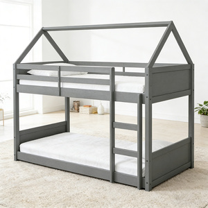 Meubles de chambre d'enfant, <span class=keywords><strong>lit</strong></span> <span class=keywords><strong>superposé</strong></span> en bois Montessori pour enfant, <span class=keywords><strong>lit</strong></span> cabane - Product Image 1