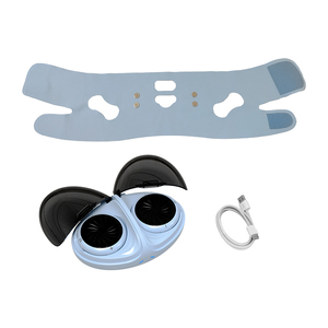 Masseur facial E-FMS japonais réutilisable avec logo personnalisé, ceinture réductrice de double menton, sangle raffermissante, modelateur de visage en V, lifting - Product Image 6