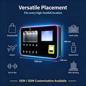 Wandmontierter Touchscreen Fernverwaltung Scan-to-Pay 24-Stunden Unbedienter Duftspender für Einkaufszentren, Hotels und Bars - Product Image 3