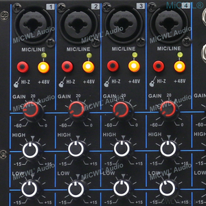 Console de mixage audio portable MG6-Blue 6 canaux, 6 entrées micro, pour ordinateur portable, guitare live, scène, <span class=keywords><strong>studio</strong></span>, alimentation fantôme 48V - Product Image 5