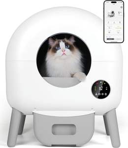 Litière automatique intelligente pour chat de qualité supérieure, durable, en ABS et acier inoxydable, contrôle des odeurs, facile à nettoyer, autonettoyante, pour la vente en gros - Product Image 2