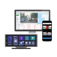 Caméra de voiture 4G à 4 canaux avec navigation GPS ADAS, prise en charge Android 8.1, diffusion en direct 4G sur téléphone, carte 512 Go