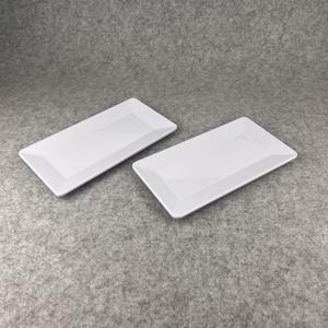 Plato para servir café <span class=keywords><strong>de</strong></span> <span class=keywords><strong>melamina</strong></span> pesada <span class=keywords><strong>de</strong></span> alta calidad rectangular <span class=keywords><strong>de</strong></span> color liso - Product Image 5