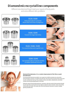 Machine de microdermabrasion <span class=keywords><strong>Jet</strong></span> d'oxygène lueur <span class=keywords><strong>diamant</strong></span> Dermabrasion outils de soins de la peau poudre sous vide en cristal pour le nettoyage du visage - Product Image 6