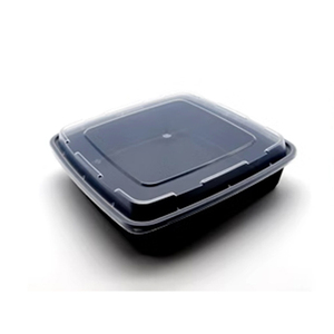 48oz lò vi sóng Takeaway nhựa để đi hộp đựng thức ăn có nắp đậy bữa ăn dùng một lần chuẩn bị Togo Hộp Ăn Trưa - Product Image 1