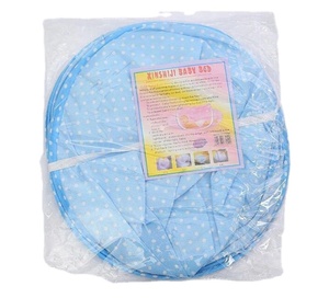 Moustiquaire pliante pour jeunes nourrissons avec fond - Product Image 5