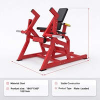 Machine d'extension des jambes assise, à charge libre, pour l'entraînement des quadriceps, avec cadre en acier robuste, pour usage commercial et domestique
