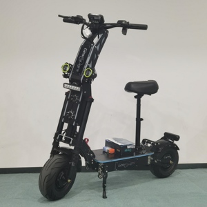 Geofought G14 72V 10000W Scooter Eléctrico para Adultos con Doble Motor, Alcance Máximo de 100-300 km, Neumáticos Gruesos de 13/14 Pulgadas, Control por Aplicación - Product Image 1