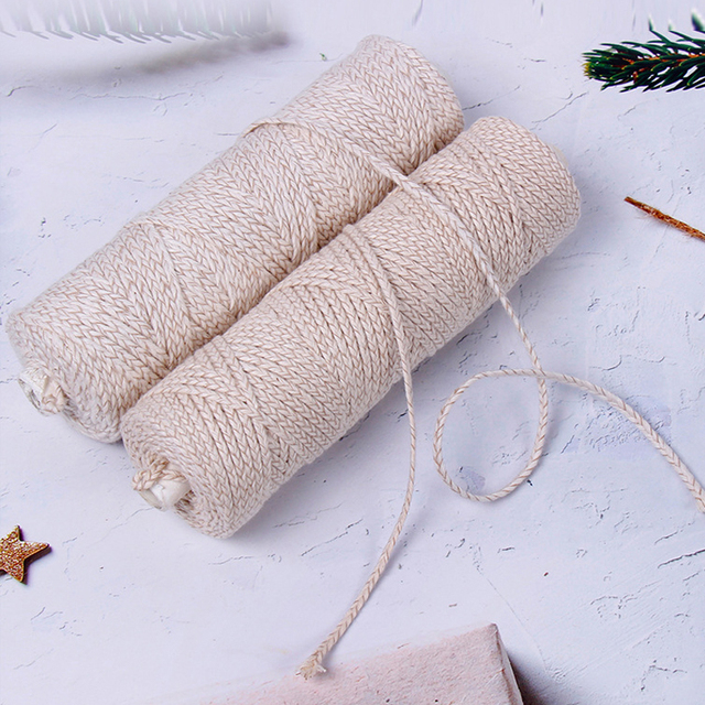 Cheap Price Braided Candle Wick Spool Cotton & Paper Interwoven Core Candle Wicks Roll  for Candle Making