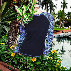 Maillots de bain anti-UV à manches longues pour femmes avec logo personnalisé, marque privée, respirant, protection solaire - Product Image 3