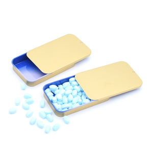 Caja Metálica Deslizante de 84*50*13mm para Dulces, Pastillas, Cosméticos, Bálsamo Labial, con Logotipo Personalizado Impreso - Product Image 5