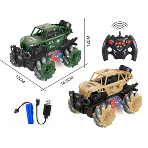 2.4Ghz <span class=keywords><strong>1</strong></span>:36 sept canaux quatre roues motrices lumières colorées Macan roue mère cascadeur véhicule militaire tout-terrain - Product Image 2